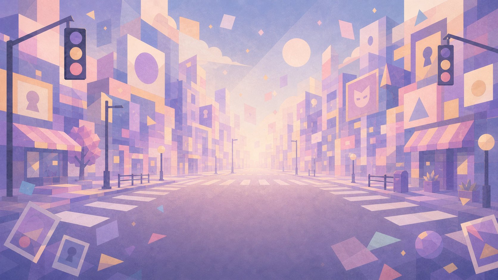 空白梦境街 background
